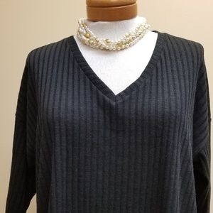 💙  Faded Glory 3/4 Sleeve Black Tunic